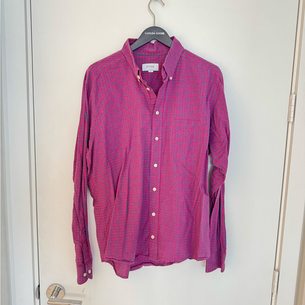 ETON men’s dress shirt checkered
